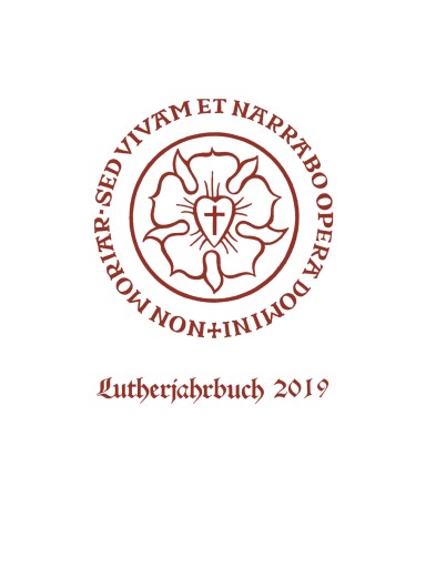 Portada del libro «Lutherjahrbuch 86. Jahrgang 2019»