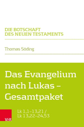 Portada del libro «Das Evangelium nach Lukas – Gesamtpaket», de Thomas Söding