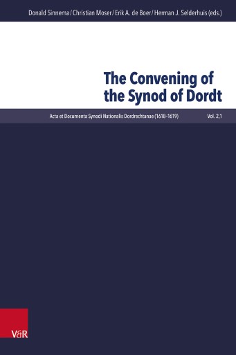 Portada del libro «The Convening of the Synod of Dordt»
