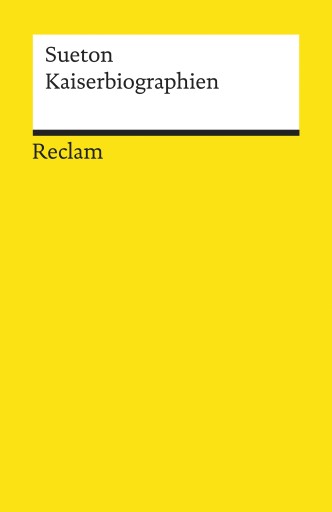 Portada del libro «Kaiserbiographien», de Sueton