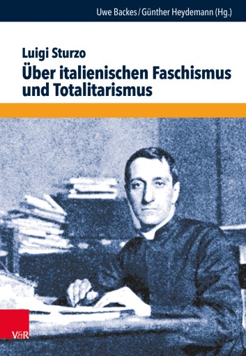 Portada del libro «Über italienischen Faschismus und Totalitarismus», de Luigi Sturzo