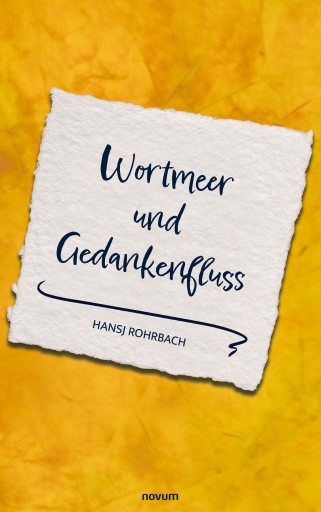 Portada del libro «Wortmeer und Gedankenfluss», de Hansj Rohrbach
