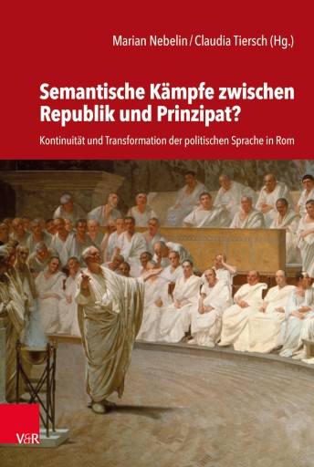 Portada del libro «Semantische Kämpfe zwischen Republik und Prinzipat?»