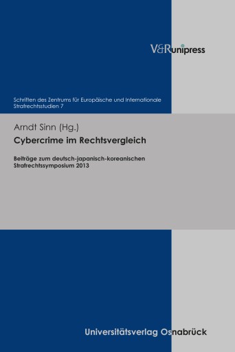 Portada del libro «Cybercrime im Rechtsvergleich»
