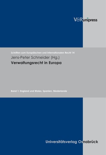 Portada del libro «Verwaltungsrecht in Europa»