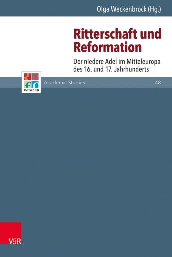 Portada del libro «Ritterschaft und Reformation»