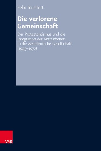 Portada del libro «Die verlorene Gemeinschaft», de Felix Teuchert