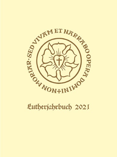 Portada del libro «Lutherjahrbuch 88. Jahrgang 2021»