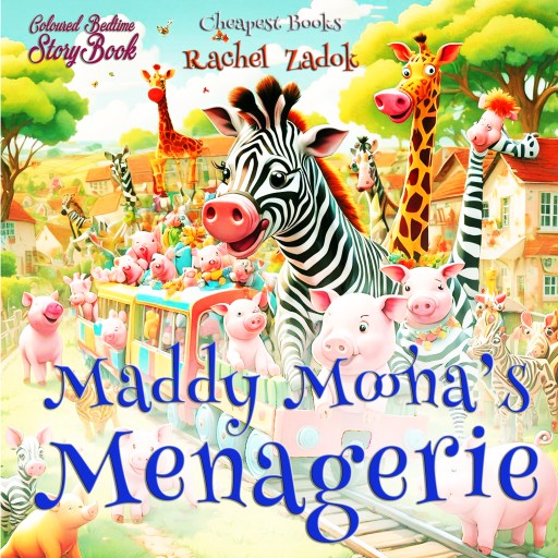 Portada del libro «Maddy Moona's Menagerie», de Rachel Zadok, Candace di Talamo
