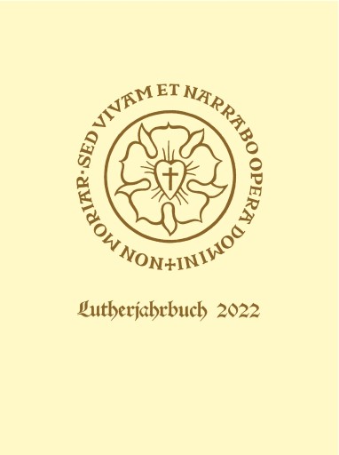 Portada del libro «Lutherjahrbuch 89. Jahrgang 2022»
