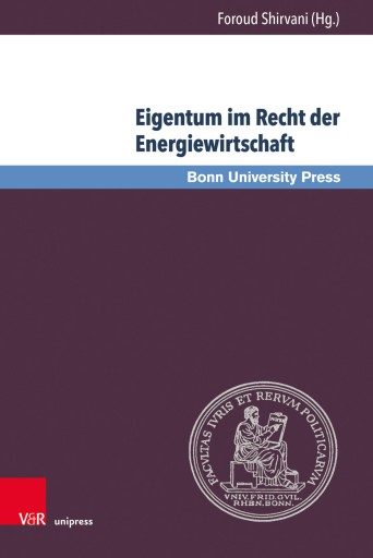 Portada del libro «Eigentum im Recht der Energiewirtschaft»
