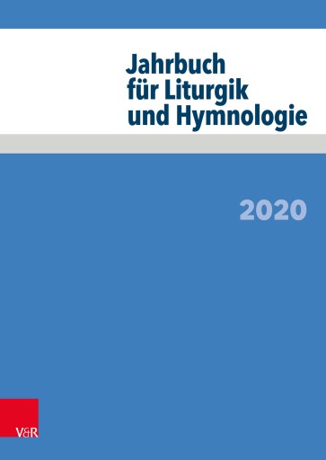 Portada del libro «Jahrbuch für Liturgik und Hymnologie»