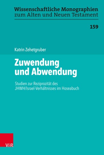 Portada del libro «Zuwendung und Abwendung», de Katrin Zehetgruber