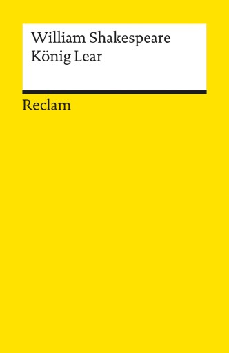 Portada del libro «König Lear», de William Shakespeare