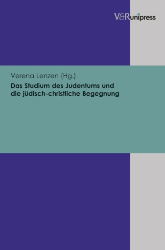 Portada del libro «Das Studium des Judentums und die jüdisch-christliche Begegnung»