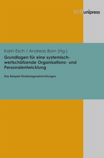 Portada del libro «Grundlagen für eine systemisch-wertschätzende Organisations- und Personalentwicklung»