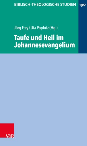 Portada del libro «Taufe und Heil im Johannesevangelium»