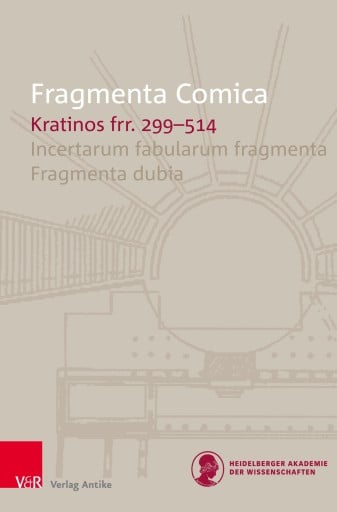 Portada del libro «FrC 3.6 Kratinos», de Douglas Olson, Ryan Seaberg