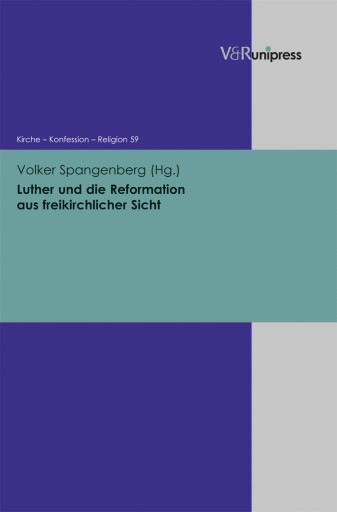 Portada del libro «Luther und die Reformation aus freikirchlicher Sicht»