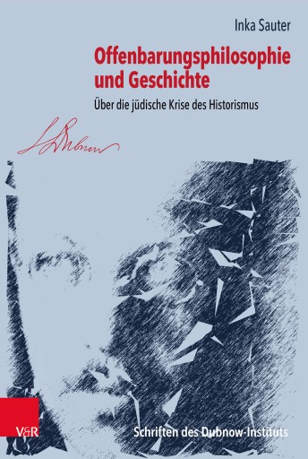Portada del libro «Offenbarungsphilosophie und Geschichte», de Inka Sauter