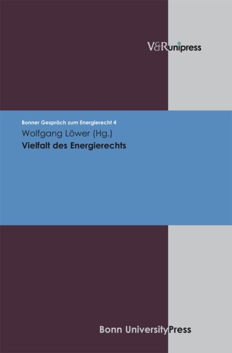 Portada del libro «Vielfalt des Energierechts»