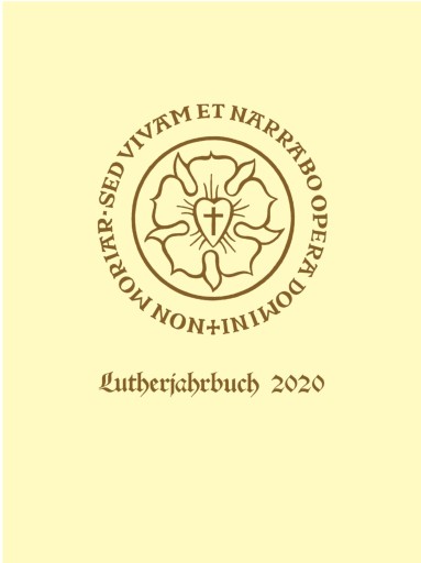 Portada del libro «Lutherjahrbuch 87. Jahrgang 2020»