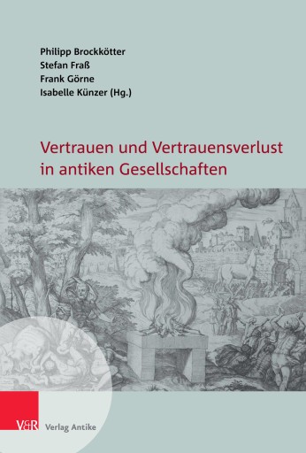 Portada del libro «Vertrauen und Vertrauensverlust in antiken Gesellschaften»