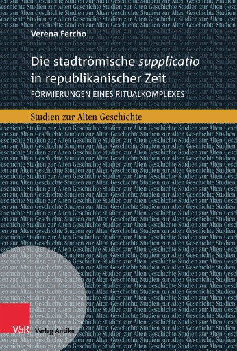 Portada del libro «Die stadtrömische supplicatio in republikanischer Zeit», de Verena Fercho