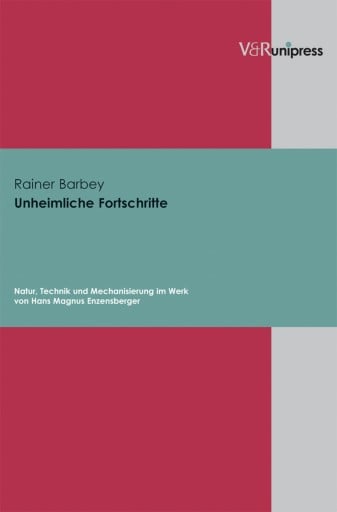 Portada del libro «Unheimliche Fortschritte», de Rainer Barbey