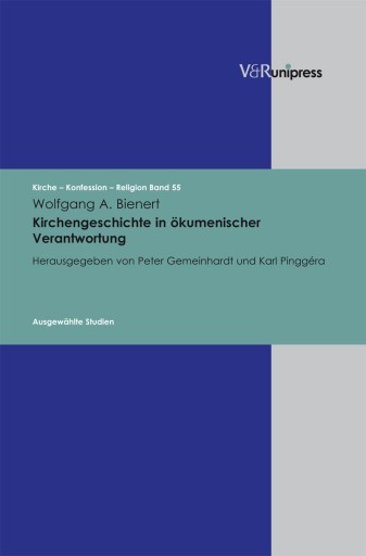 Portada del libro «Kirchengeschichte in ökumenischer Verantwortung», de Wolfgang A. Bienert