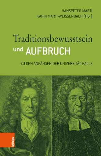 Portada del libro «Traditionsbewusstsein und Aufbruch», de Hanspeter Marti, Karin Marti-Weissenbach