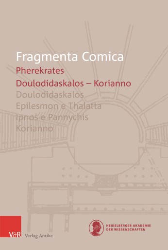 Portada del libro «FrC 5.2 Pherekrates frr. 43-84», de Andrea Pellettieri