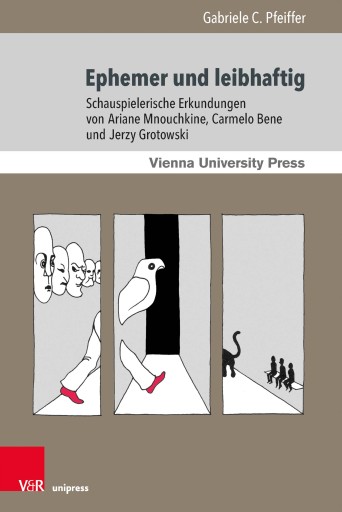 Portada del libro «Ephemer und leibhaftig», de Gabriele C. Pfeiffer