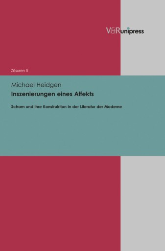 Portada del libro «Inszenierungen eines Affekts», de Michael Heidgen