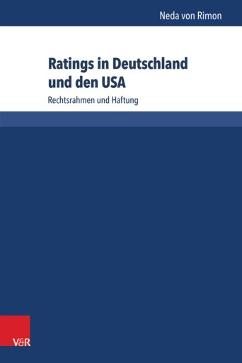 Portada del libro «Ratings in Deutschland und den USA», de Neda von Rimon