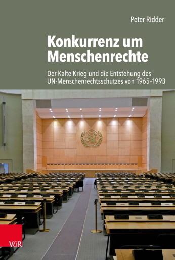 Portada del libro «Konkurrenz um Menschenrechte», de Peter Ridder