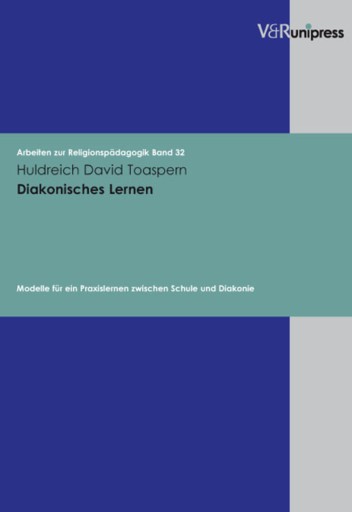 Portada del libro «Diakonisches Lernen», de Huldreich David Toaspern