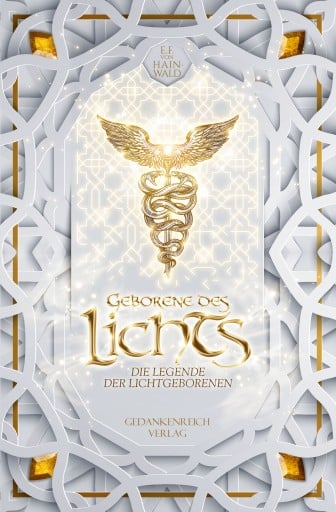Portada del libro «Geborene des Lichts», de E.F. v. Hainwald