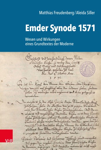 Portada del libro «Emder Synode 1571», de Matthias Freudenberg, Aleida Siller