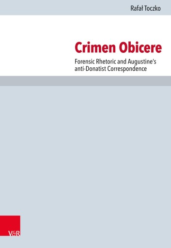 Portada del libro «Crimen Obicere», de Rafał Toczko