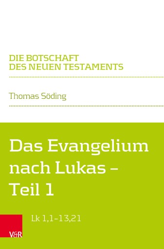 Portada del libro «Das Evangelium nach Lukas», de Thomas Söding