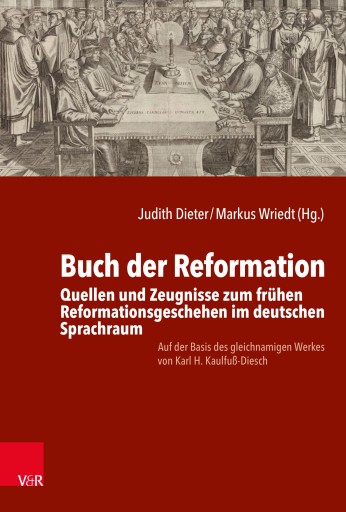Portada del libro «Buch der Reformation»