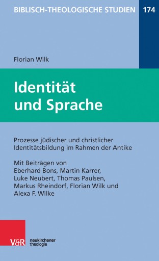 Portada del libro «Identität und Sprache», de Florian Wilk