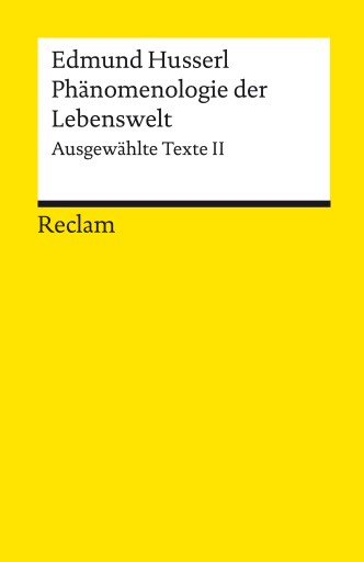 Phänomenologie der Lebenswelt imagen de portada