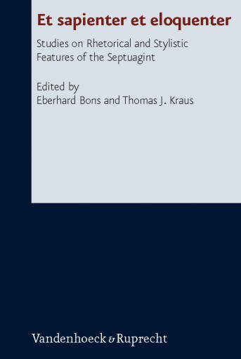 Portada del libro «Et sapienter et eloquenter», de Eberhard Bons