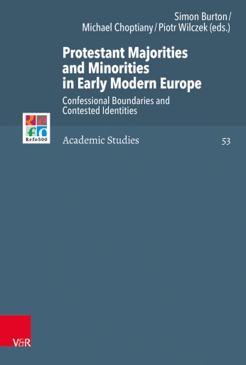 Portada del libro «Protestant Majorities and Minorities in Early Modern Europe»