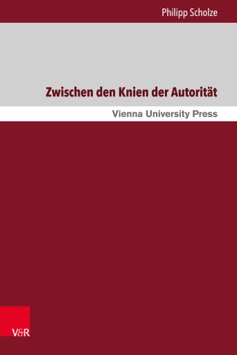 Portada del libro «Zwischen den Knien der Autorität», de Philipp Scholze