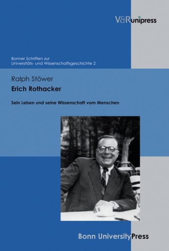 Portada del libro «Erich Rothacker», de Ralph Stöwer