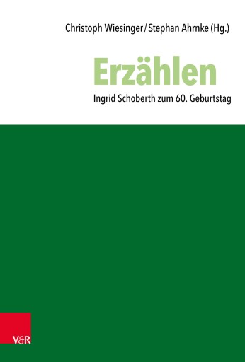 Portada del libro «Erzählen»