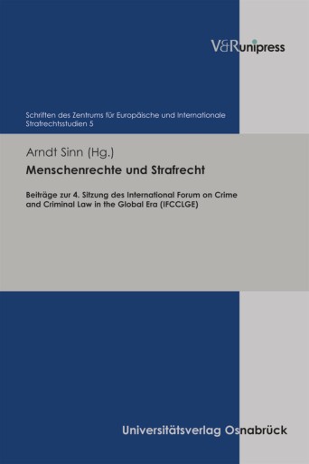 Portada del libro «Menschenrechte und Strafrecht»